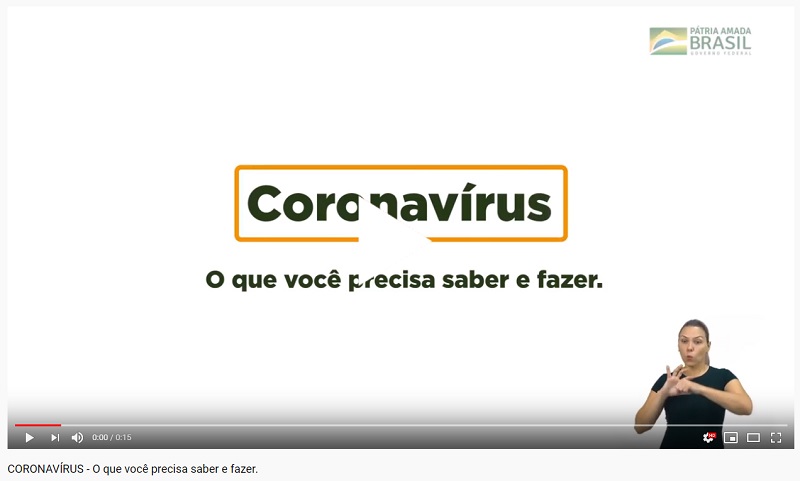 Youtube Coronavírus