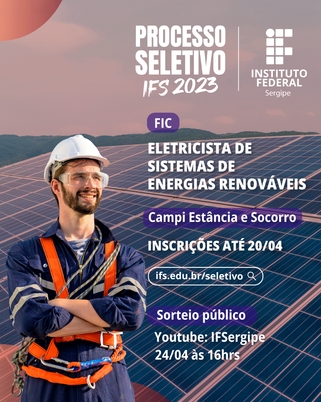 CURSO FIC - ELETRICISTA DE SISTEMAS DE ENERGIAS RENOVÁVEIS