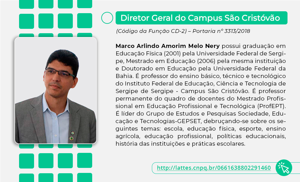 Diretor Geral do CampusSão Cristóvão