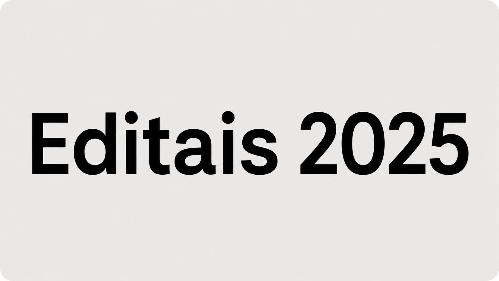 Editais 25