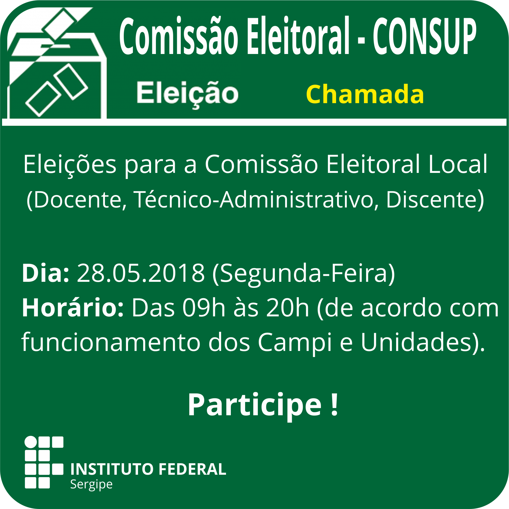 Chamada Eleições