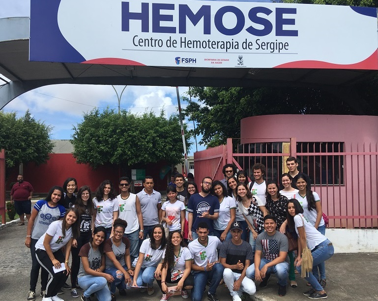 1 Campanha de doação de sangue mobilizou estudantes e servidores Foto César de Oliveira