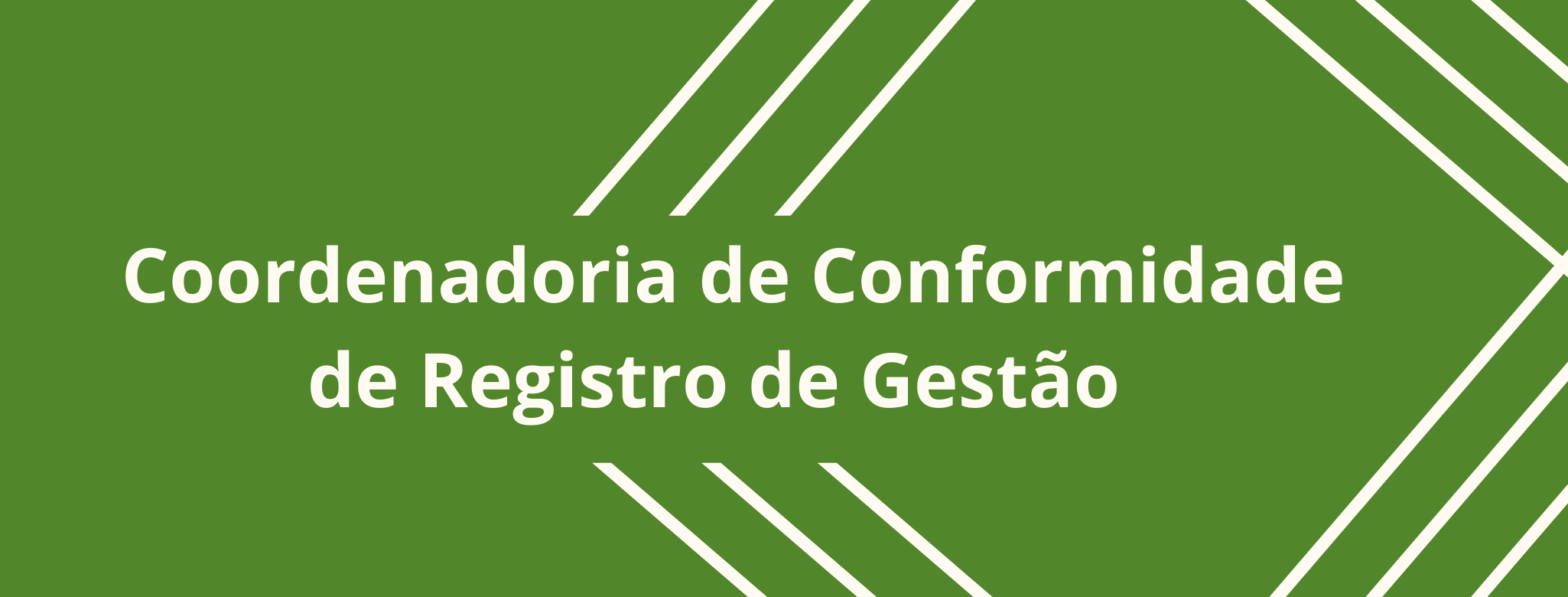 coordenadoria de conformidade de registro de gestão