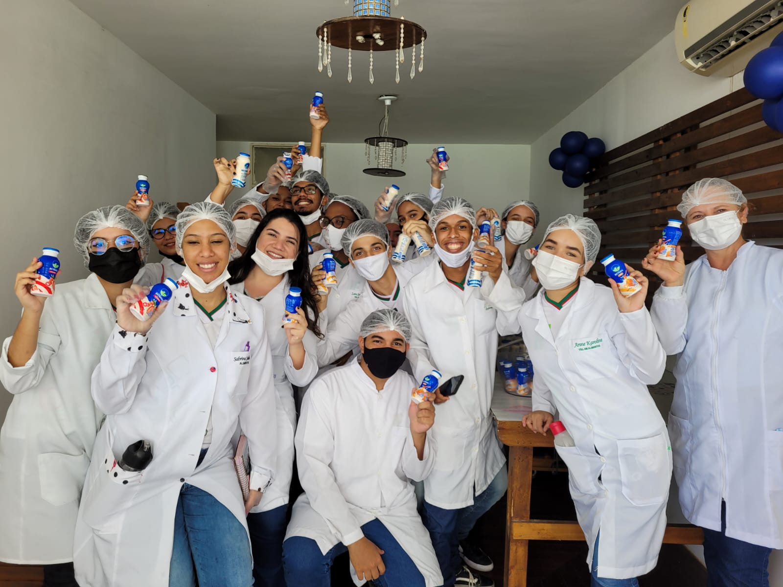 Degustação dos produtos da Betânia Lácteos