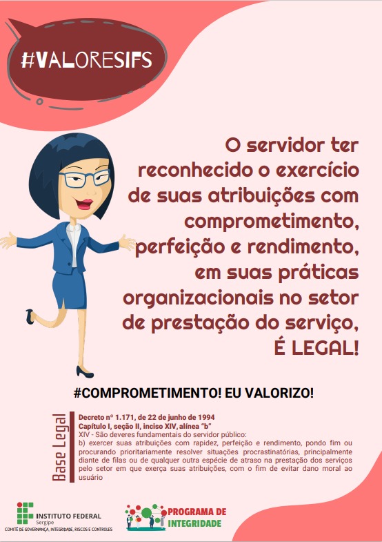 comprometimento eu valorizo