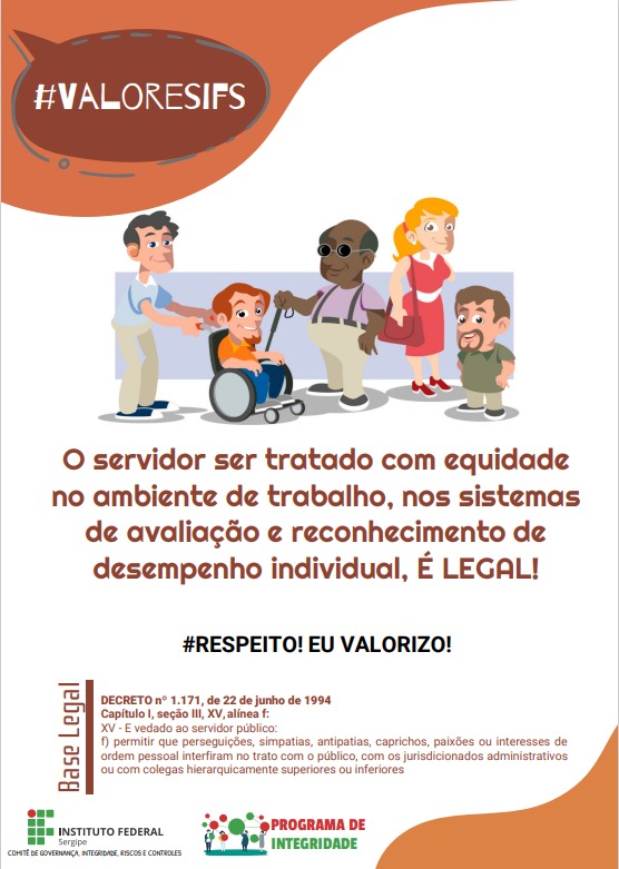 respeito eu valorizo